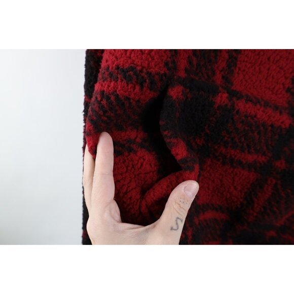 Deadstock Vintage Y2K Pink Victorias Secret Womens XS Deep Pile Fleece Hoodie - Picture 5 of 14